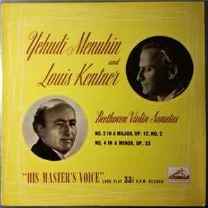 Beethoven - Yehudi Menuhin, Louis Kentner - Beethoven Violin Sonatas Nos. 2 And 4 FLAC