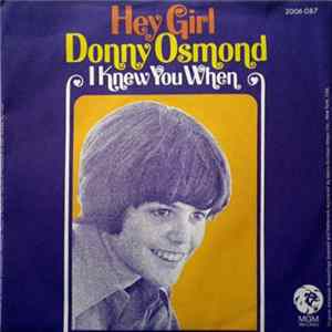 Donny Osmond - Hey Girl FLAC
