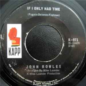 John Rowles - If I Only Had Time FLAC