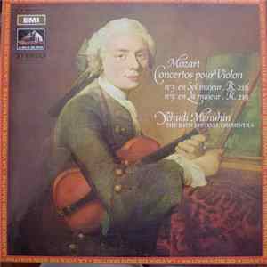 Mozart - Yehudi Menuhin / The Bath Festival Orchestra - Concertos Pour Violon Nº 3 Et 5 FLAC