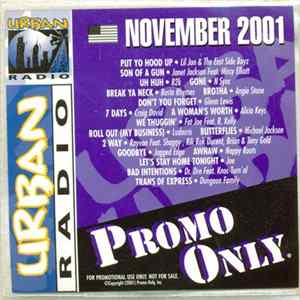 Various - Promo Only Urban Radio: November 2001 FLAC