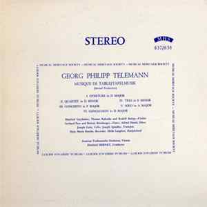 Georg Philipp Telemann - Musique De Table / Tafelmusik (Second Production) FLAC