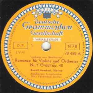 Ludwig van Beethoven – Rudolf Koeckert, Bamberger Symphoniker , Dir. : Ferdinand Leitner - Romanze Für Violine Und Orchester Nr. 1 G-dur Op. 40 / Romanze Für Violine Und Orchester Nr. 2 F-dur Op. 50 FLAC
