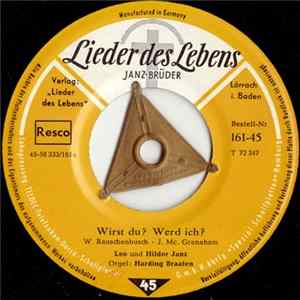 Hildor Janz, Harding Braaten - Wirst Du? Werd Ich? / Ich Blicke Voll Beugung Und Staunen FLAC