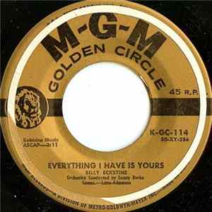 Billy Eckstine - Everything I Have Is Yours / I Apologize FLAC