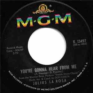 Julius La Rosa - You're Gonna Hear From Me FLAC