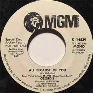 Geordie - All Because Of You FLAC
