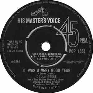 Della Reese With The Bobby Bryant Quintet - It Was A Very Good Year / Solitary Woman FLAC