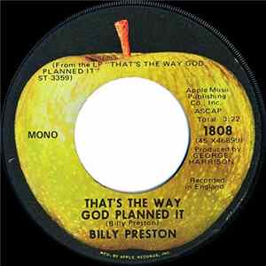 Billy Preston - That's The Way God Planned It FLAC