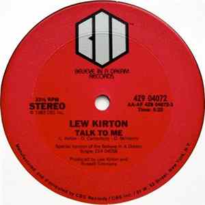 Lew Kirton - Talk To Me FLAC
