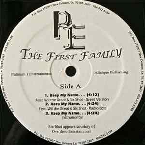 The First Family - Keep My Name / Come To This FLAC