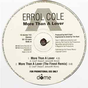 Errol Cole - More Than A Lover FLAC