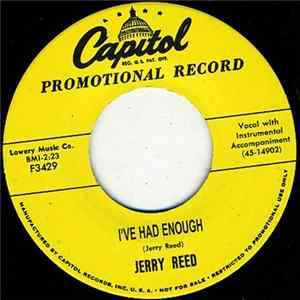 Jerry Reed - I've Had Enough / When I Found You FLAC