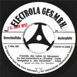 Rudolf Schock - Freunde, Das Leben Ist Lebenswert FLAC