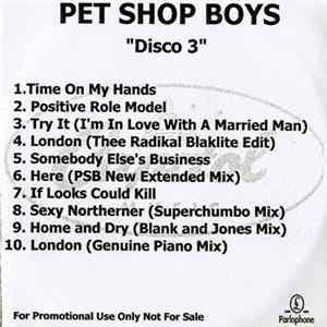 Pet Shop Boys - Disco 3 FLAC