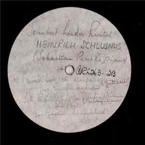 Heinrich Schlusnus - A Schubert Recital FLAC