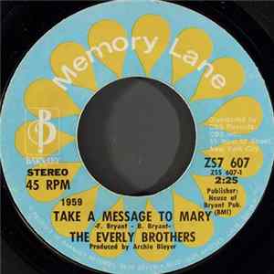The Everly Brothers - Take A Message To Mary / Let It Be Me FLAC