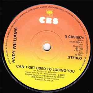 Andy Williams - Can't Get Used To Losing You FLAC