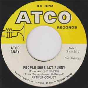 Arthur Conley - People Sure Act Funny / Burning Fire FLAC