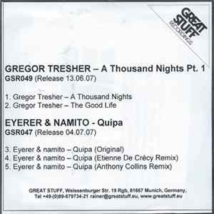 Gregor Tresher / Eyerer & Namito - A Thousand Nights Pt. 1 / Quipa FLAC