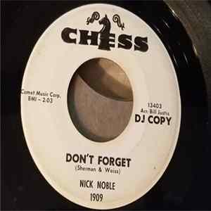 Nick Noble - Don't Forget / Not Like You Used To Be FLAC