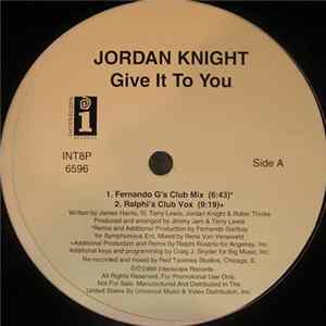 Jordan Knight - Give It To You FLAC