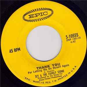 Sly & The Family Stone - Thank You For Letting Me Be Myself Again / Everybody Is A Star FLAC