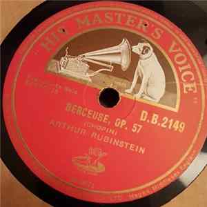 Arthur Rubinstein - Berceuse, Op.57 / Mazurka in B Major, Op.63 No.1 / Mazurka in D Major, Op.33 No.2 FLAC