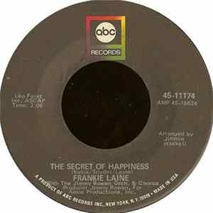 Frankie Laine - The Secret Of Happiness / You Gave Me A Mountain FLAC
