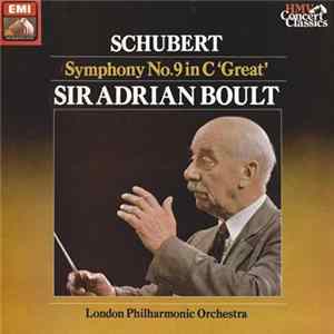 Schubert, Sir Adrian Boult, London Philharmonic Orchestra - Symphony No.9 In C 'Great' FLAC