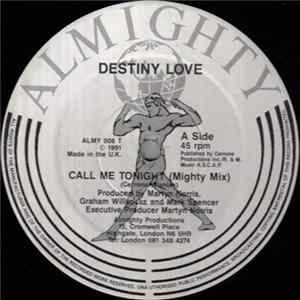 Destiny Love - Call Me Tonight (Mighty Mix c/w Hollywood Mix) FLAC