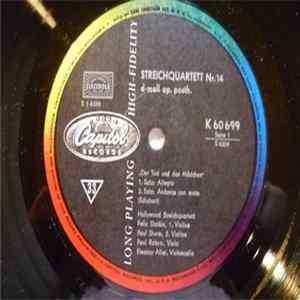 Franz Schubert - Streichquartett Nr. 14 D-moll Op. Posthum ("Der Tod Und Das Mädchen") FLAC