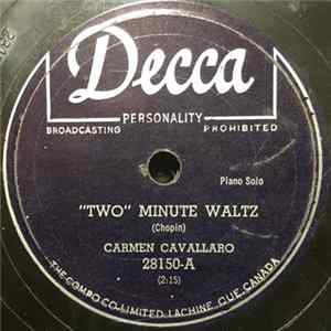 Carmen Cavallaro - "Two" Minute Waltz / Stars And Stripes Forever FLAC