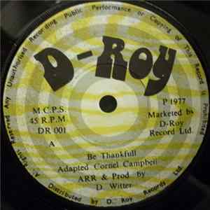 Cornel Campbell - Be Thankful FLAC
