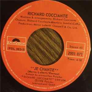 Richard Cocciante - Je Chante FLAC