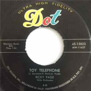 Ricky Page - Toy Telephone / Never Like This FLAC