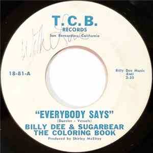 Billy Dee & Sugarbear , The Coloring Book - Everybody Says FLAC
