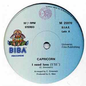 Capricorn - I Need Love FLAC