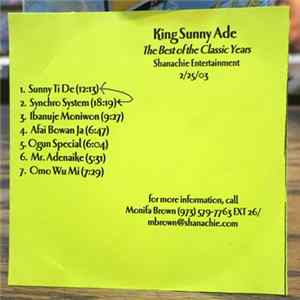 King Sunny Ade - The Best Of The Classic Years FLAC