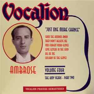 Ambrose - Just One More Chance - Volume 4 - The HMV Years - Part Two FLAC