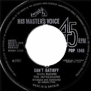 The Impressions - Can't Satisfy FLAC