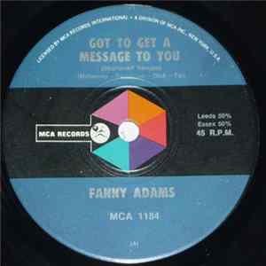 Fanny Adams - Got To Get A Message To You FLAC