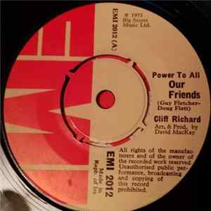 Cliff Richard - Power To All Our Friends FLAC