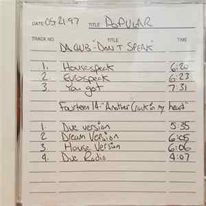 Da Club / Fourteen 14 - Don't Speak / Another Crack In My Heart FLAC