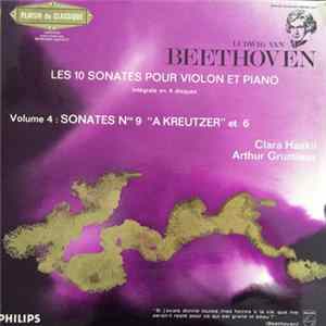 Ludwig van Beethoven - Clara Haskil, Arthur Grumiaux - Les 10 Sonates Pour Violon Et Piano - Volume 4 FLAC