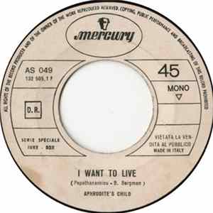 Aphrodite's Child / Gianni Farano - I Want To Live / Occhi Caldi FLAC