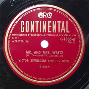 Victor Zembruski And His Orch. - Mr. And Mrs. Waltz / Little Red Sweater Girl FLAC