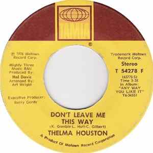 Thelma Houston - Don't Leave Me This Way FLAC