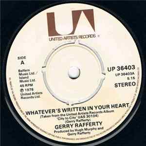 Gerry Rafferty - Whatever's Written In Your Heart FLAC