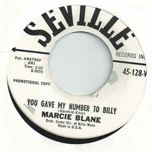 Marcie Blane - You Gave My Number To Billy / Told You So FLAC